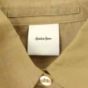 Spick&Span HERDMANSカルディドルマンスリーブシャツ ブラウス リネン混 F ベージュ /CX OS