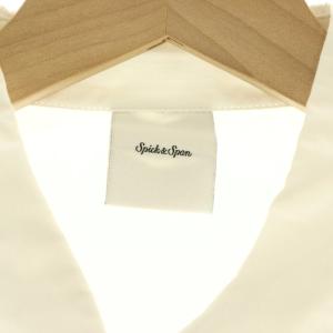 Spick&Span 50コットンオーバーシャツ ブラウス 白 /CX OS