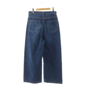 IENA 24AW ハイウエストデニム パンツ ジーンズ ワイド 40 インディゴ /CX OS