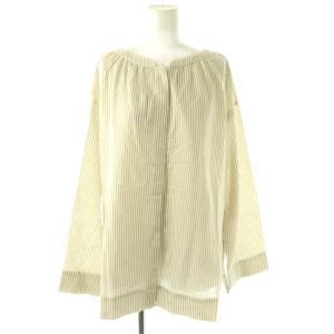 gelato pique 25AW ガーゼストライプシャツ 長袖 ロングパンツ セットアップ F アイボリー /HK OS