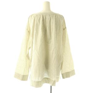 gelato pique 25AW ガーゼストライプシャツ 長袖 ロングパンツ セットアップ F アイボリー /HK OS