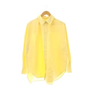 リラックスフィットコットンシャツ 長袖 EUR38 イエロー /DO OS