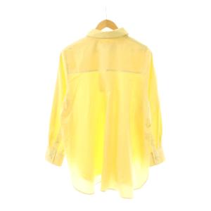 COS リラックスフィットコットンシャツ 長袖 EUR38 イエロー /DO OS