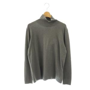 シルクウールハイネックニット カットソー 長袖 M グレー /DO OS
