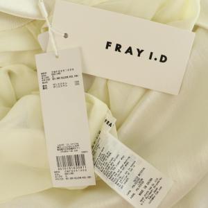 FRAY I.D 25SS ドレープサテンキャミドレス マキシワンピース 0 アイボリー /MY OS