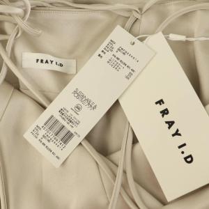 FRAY I.D アメスリサテンキャミワンピース ロング マキシ丈 0 アイボリー /MY OS