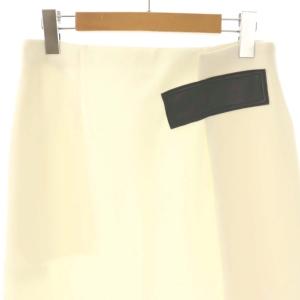 ADORE 24AW スキューバジャージースカート ロング 38 オフホワイト /HK OS
