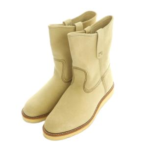 RED WING Pecos ショートブーツ US9 ベージュ 8168