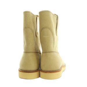 RED WING Pecos ショートブーツ US9 ベージュ 8168