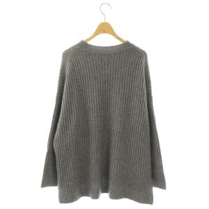 ADORE ウールカシミヤリブニット セーター 38 グレー /SS OS