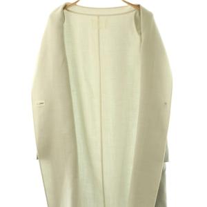 FOXEY BOUTIQUE 羽織ジャケット コート ノーカラー 薄手 38 グレー 36678 /CX OS