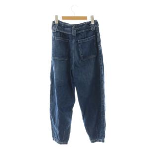 POLO RALPH LAUREN ベルト付きデニムテーパードパンツ ジーンズ ジッパーフライ 26R インディゴブルー /DO OS SH