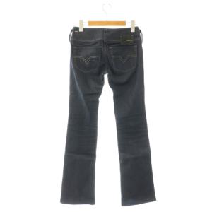 DIESEL ARCHIVE CHEROCK ローライズ フレアデニムパンツ ボタンフライ 25 ブルー /HK OS