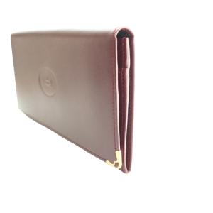 Cartier マストライン 長財布 二つ折り レザー ボールド /SS OS OH