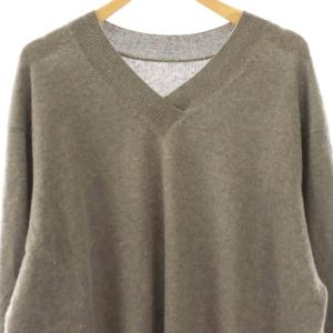 JOURNAL STANDARD LUXE 25AW カシミヤ Vネックプルオーバー ニット セーター 長袖 F グレー /HK OS