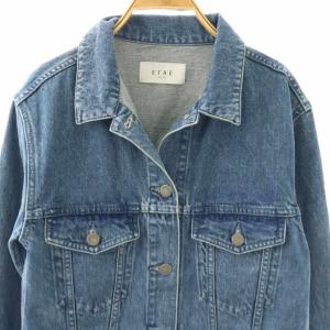 ETRE TOKYO 24AW コンパクトトラッカージャケット デニム M ブルー /HK OS