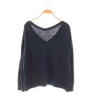 24AW MILLENNIUM V/N P/O プルオーバー ニット セーター ネイビー /ES OS