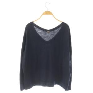 MUSE de Deuxieme Classe 24AW MILLENNIUM V/N P/O プルオーバー ニット セーター ネイビー /ES OS