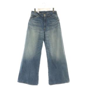 MANNISH BAGGY デニムパンツ M ブルー MXSR74L