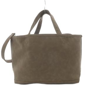 L'Appartement 24SS SUEDE LIKE トートバッグ 2way スエード ダークブラウン