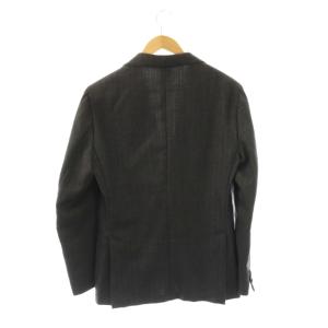 BOGLIOLI DOVER ジャケット テーラード シングル 44 ブラック グレー /HK OS