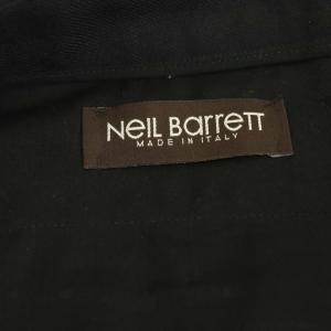 Neil Barrett 切替パンツ テーパード アルパカ混 46 ブラック グレー /HK OS