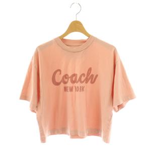 ロゴTシャツ カットソー 半袖 コットン S ピンク CP778 /NR OS