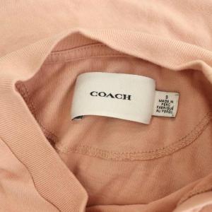 COACH ロゴTシャツ カットソー 半袖 コットン S ピンク CP778 /NR OS