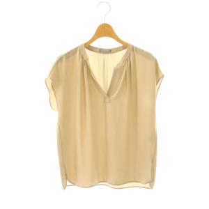 25SS Flow Litzy Blouse ブラウス プルオーバー S32 ベージュ /DO OS