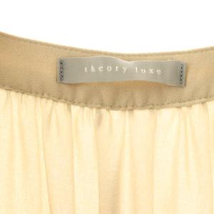 theory luxe 25SS Flow Litzy Blouse ブラウス プルオーバー S32 ベージュ /DO OS