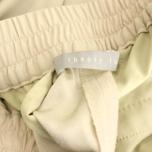 theory luxe 25SS Flow Bany Pant パンツ ワイド イージー S34 ベージュ /HK OS