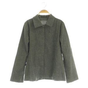 YOHJI YAMAMOTO ウール 長袖 シャツ スナップボタン カットオフ 2 グレー /MY OS