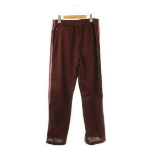 Needles 25AW Track Pant Poly Smooth トラックパンツ ジャージ ライン S ブラウン
