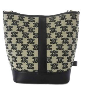 CELINE Small Bucket In Textile トリオンフ