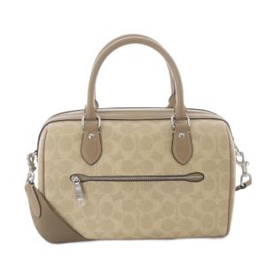 COACH シグネチャー 2way ボストンバッグ ベージュ CW376