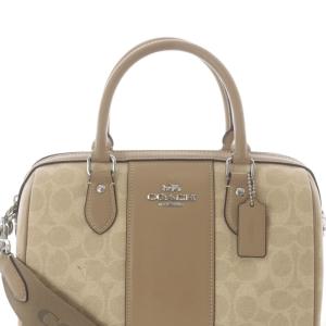COACH シグネチャー 2way ボストンバッグ ベージュ CW376