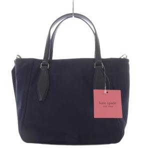 kate spade new york Daily Small Satchel 2WAYバッグ トートバッグ ショルダーバッグ ナイロン ネイビー