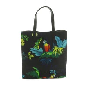 MARC JACOBS B.Y.O.Tパロット ショッピング トートバッグ 総柄 1SZ 黒 マルチカラー M0010300 /MI