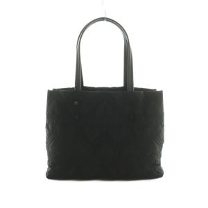kate spade new york ハートキルティング トートバッグ 黒 /MI OS