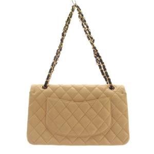CHANEL マトラッセWフラップチェーンショルダーバッグ ココマーク 9番台 ベージュ