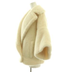 Max Mara RIGA Teddy Bear ショートコート 34 アイボリー