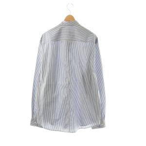 Frank&Eileen フランクアンドアイリーン 25SS FINBAR SHIRT シャツ 長袖 ストライプ L ブルー ホワイト /DO OS