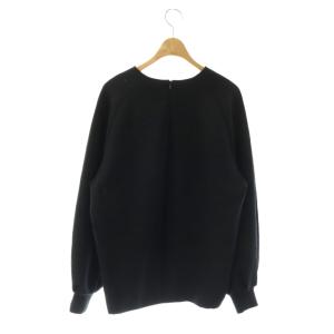 MUSE de Deuxieme Classe 24SS dumblefit クルーネック プルオーバー スウェット パフスリーブ ブラック /CX OS