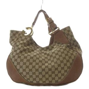 GUCCI シャーロット GGキャンバス トートバッグ ベージュ 218782