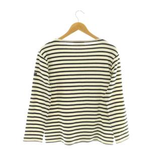 SAINT JAMES ウェッソン ボーダーカットソー バスクシャツ SM オフホワイト ブラック /DF OS