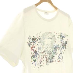 JIL SANDER プリントTシャツ カットソー 白 /CX OS AD