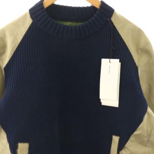 sacai 25-03606M Cotton Chino Mix Pullover