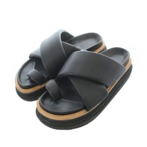 Multiple Sole Sandals 42 ブラック SCM-089