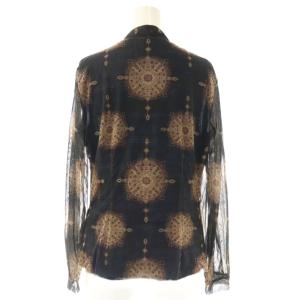 VIVIENNE TAM パワーネット カットソー ラップデザインスカート セットアップ 3 2 ブラック ベージュ /DF OS