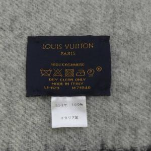 LOUIS VUITTON マフラー レイキャビック エシャルプ フリンジ ノワール M71040